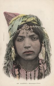 Een Moorse meisje uit Oran door French Photographer